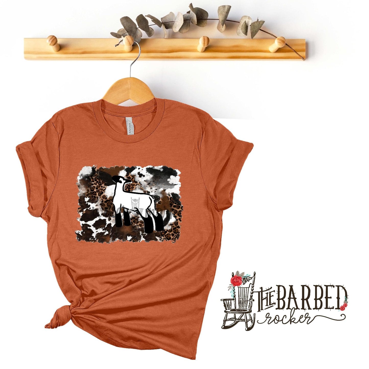 Cowhide Cheetah Lamb Stockshow T-Shirt Show