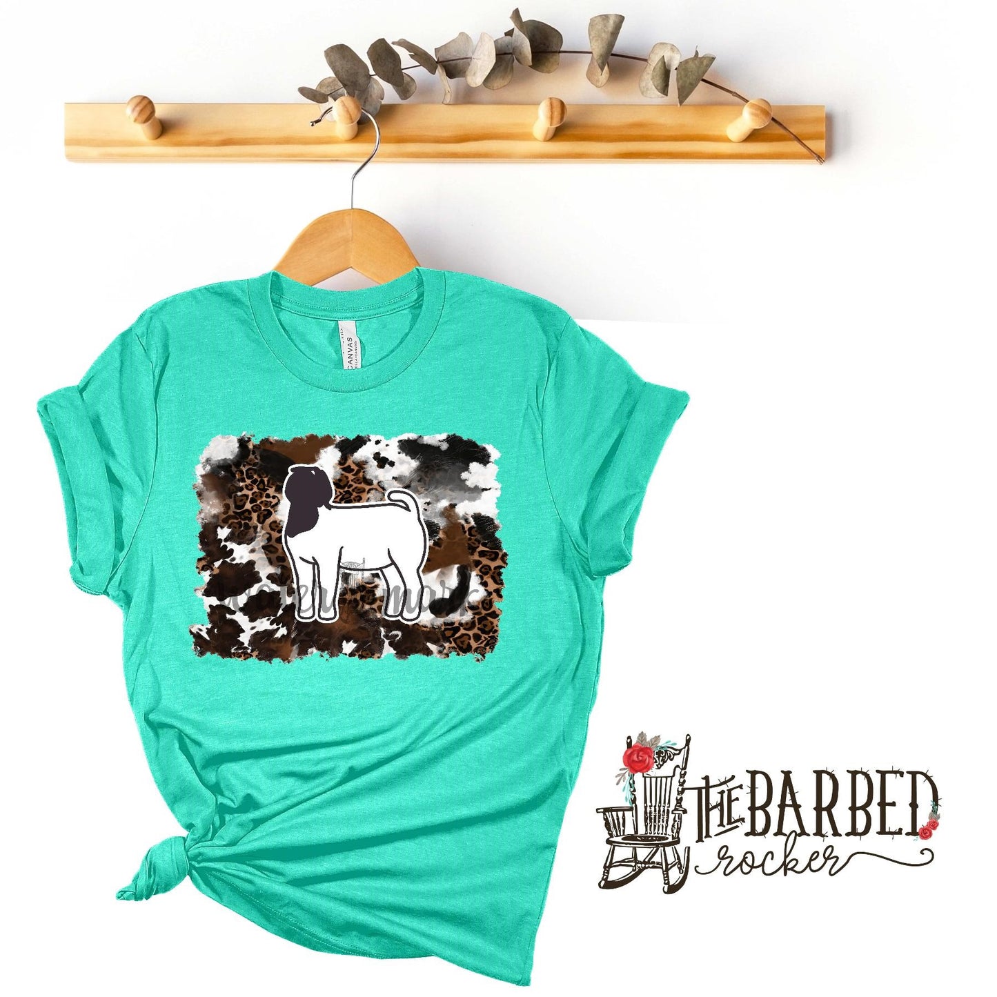 Cowhide Cheetah Goat Stockshow T-Shirt Show