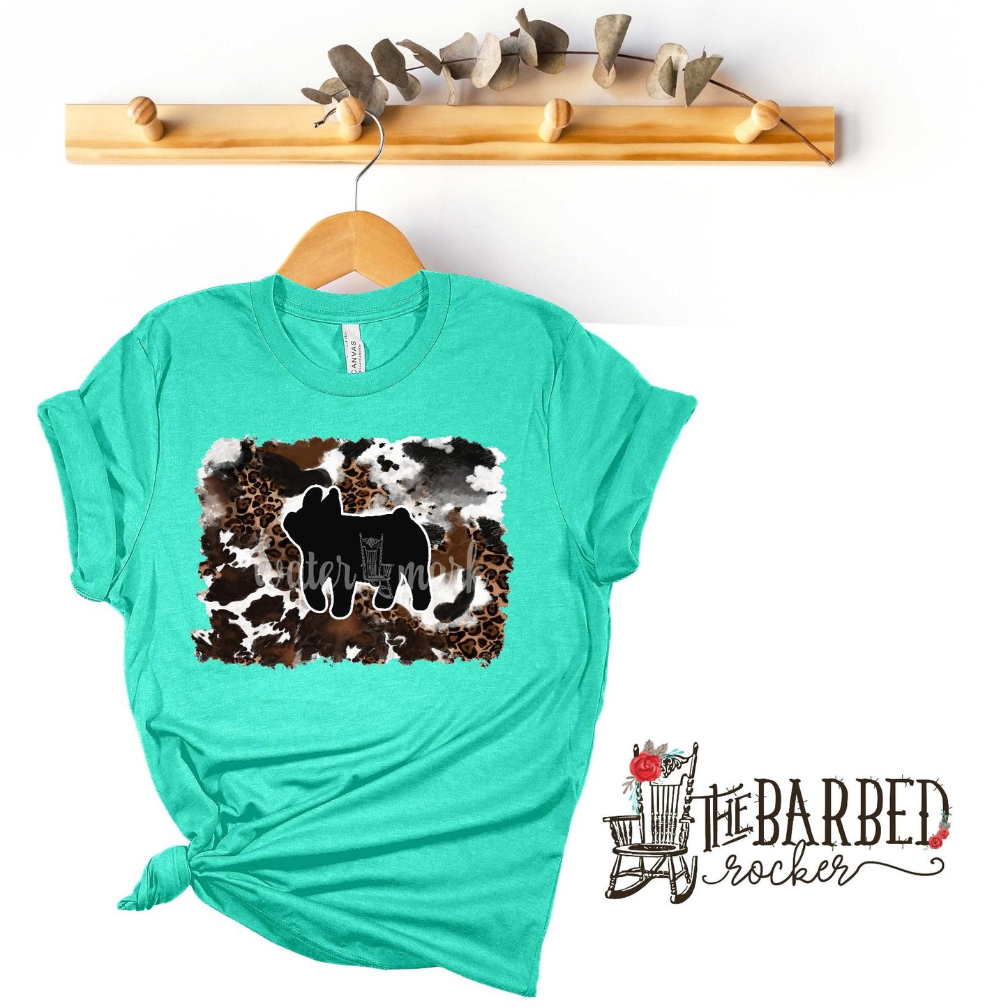 Cowhide Cheetah Pig Stockshow T-Shirt Show