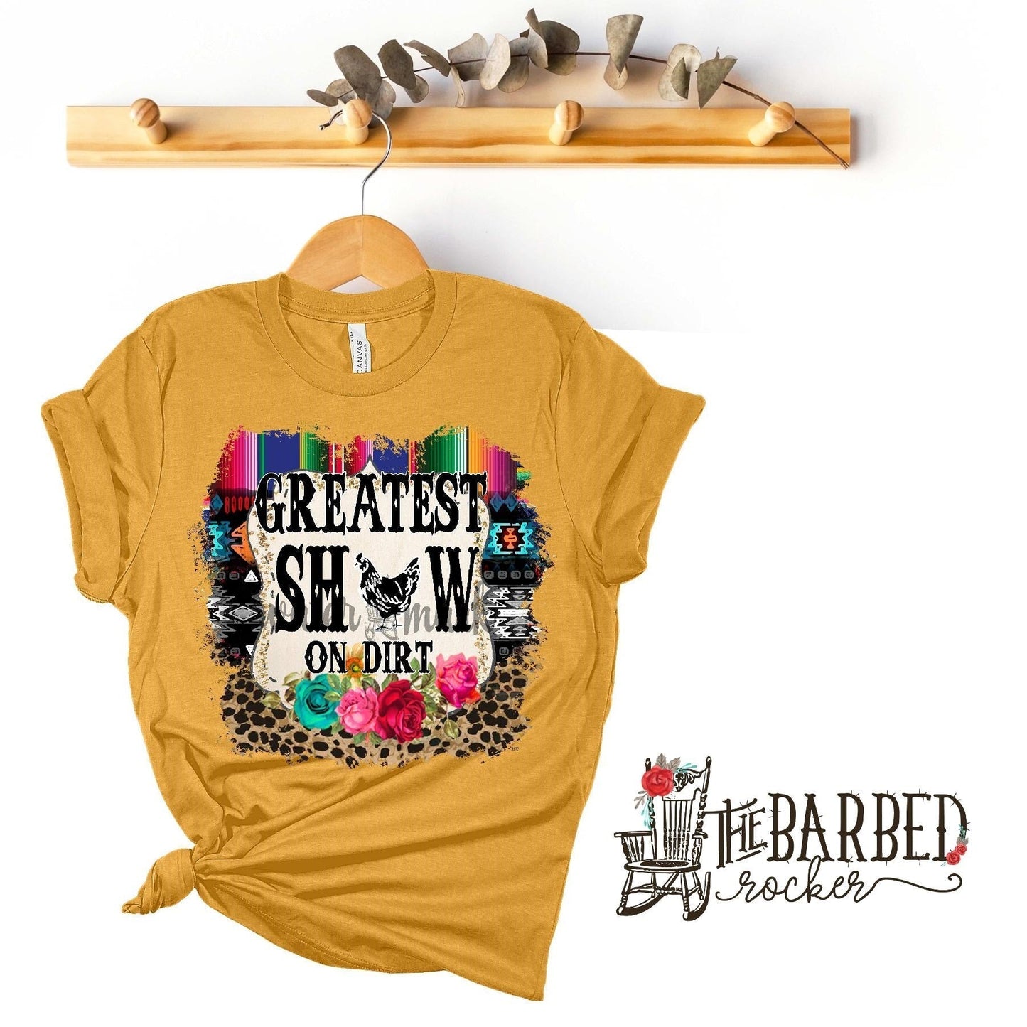 Youth Greatest Show on Dirt Heifer T-Shirt