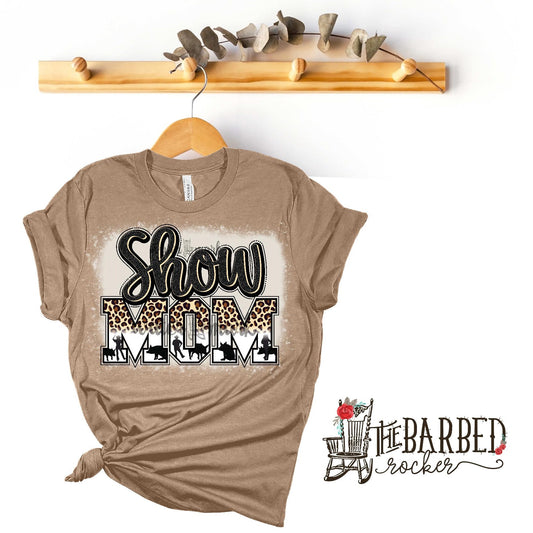 Bleached Cheetah Show Mom Pig Stockshow T-Shirt
